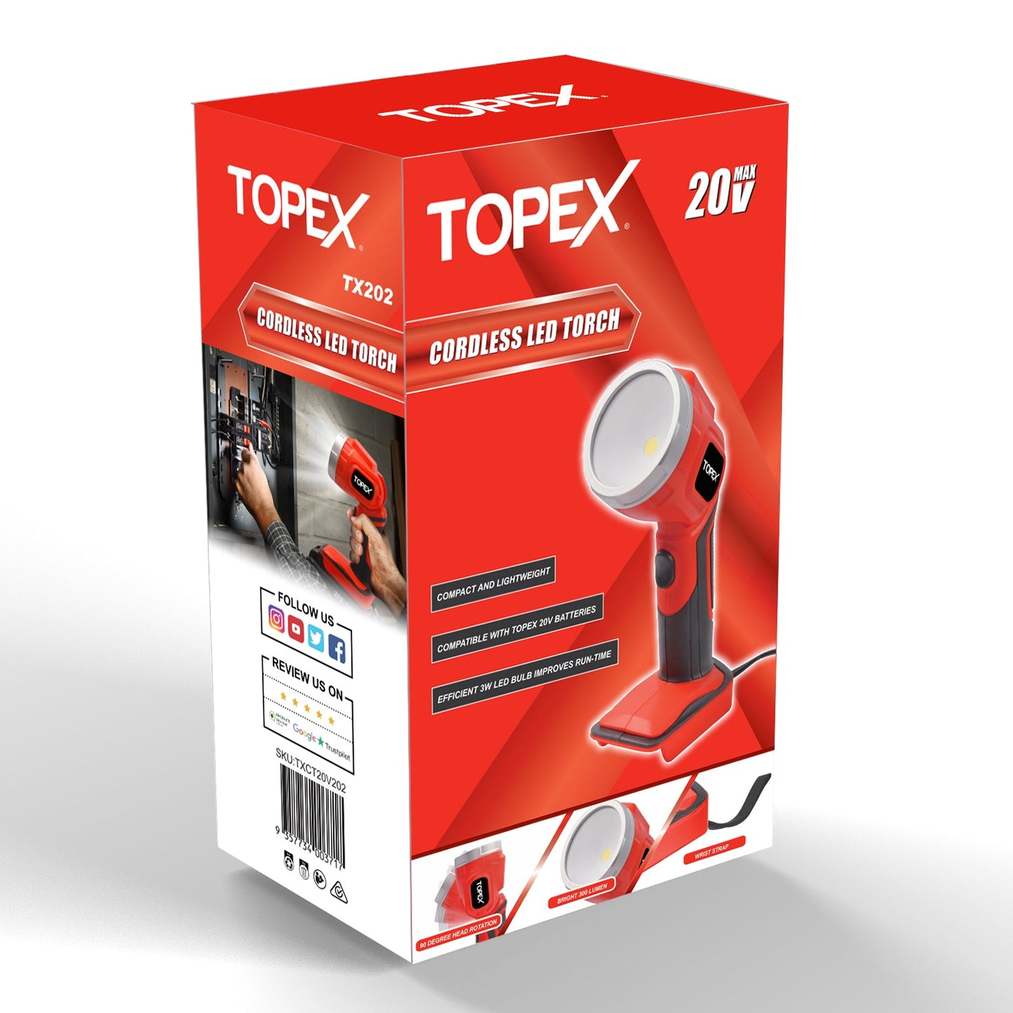 20V Cordless LDE Torch Tool Only