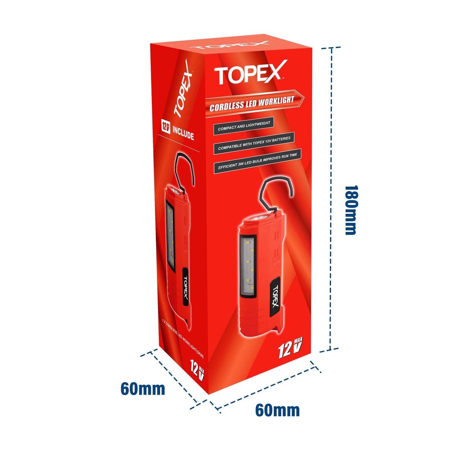 12V Cordless LED Worklight Tool Only