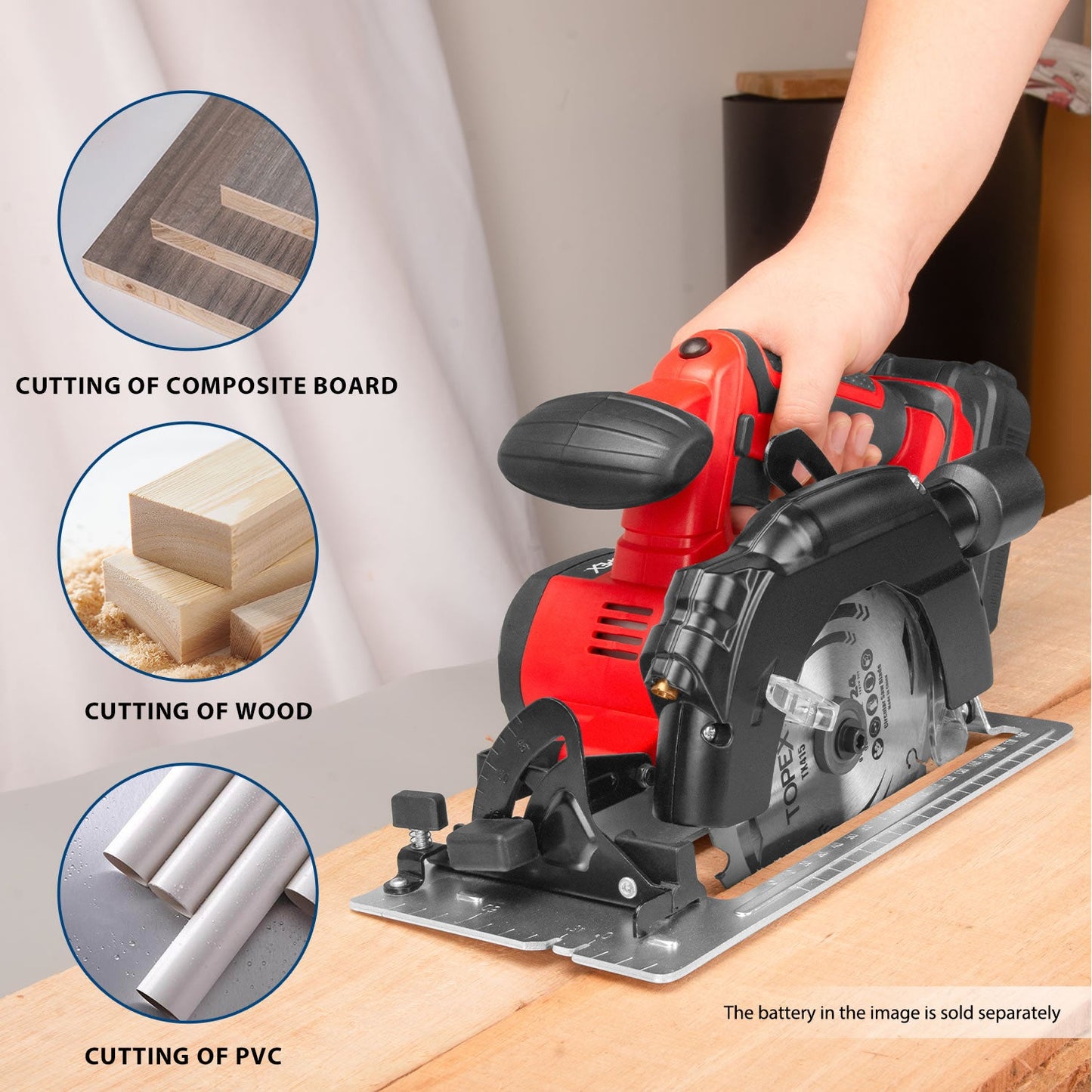 20V Cordless Circular Saw Tool Only