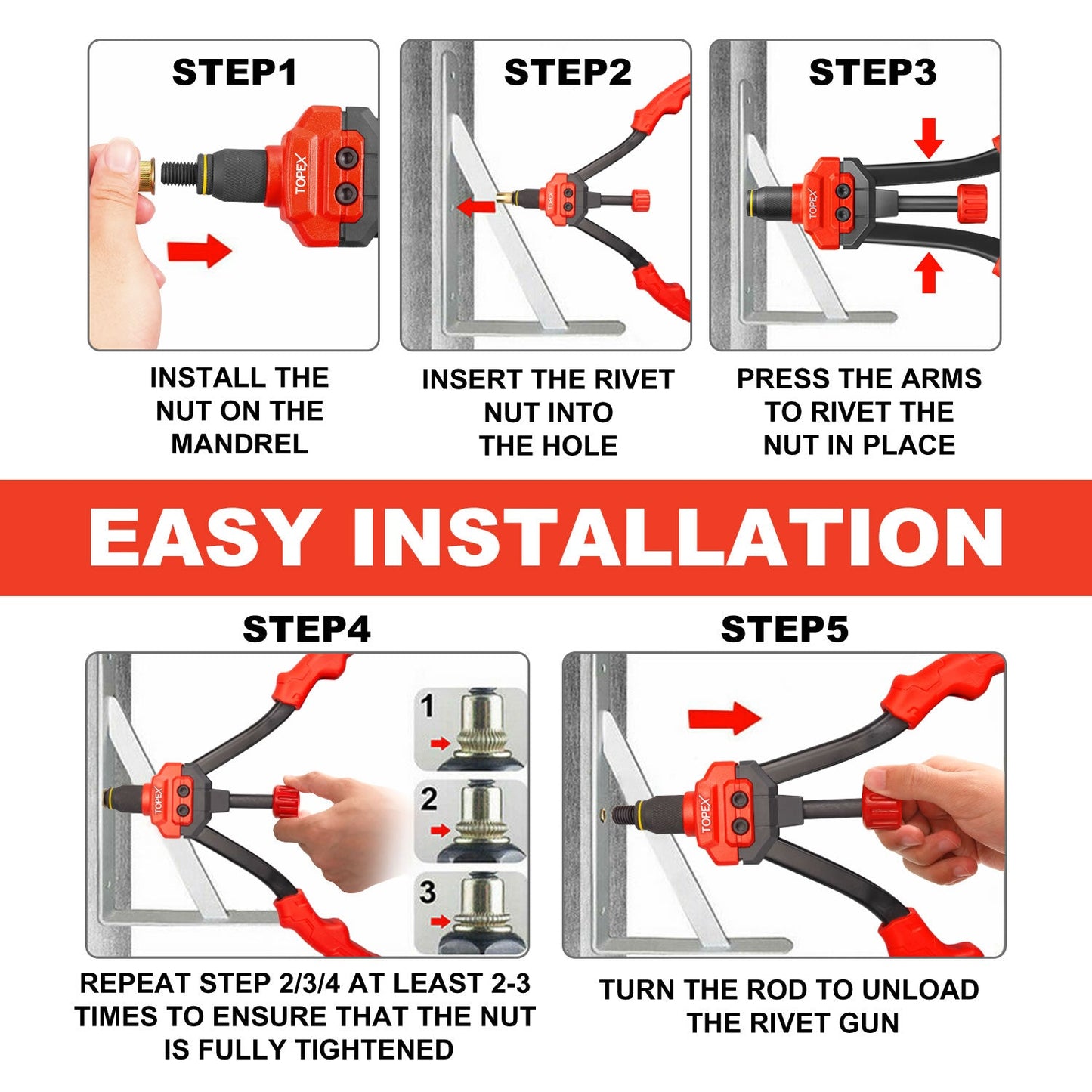 Rivet Nut Gun