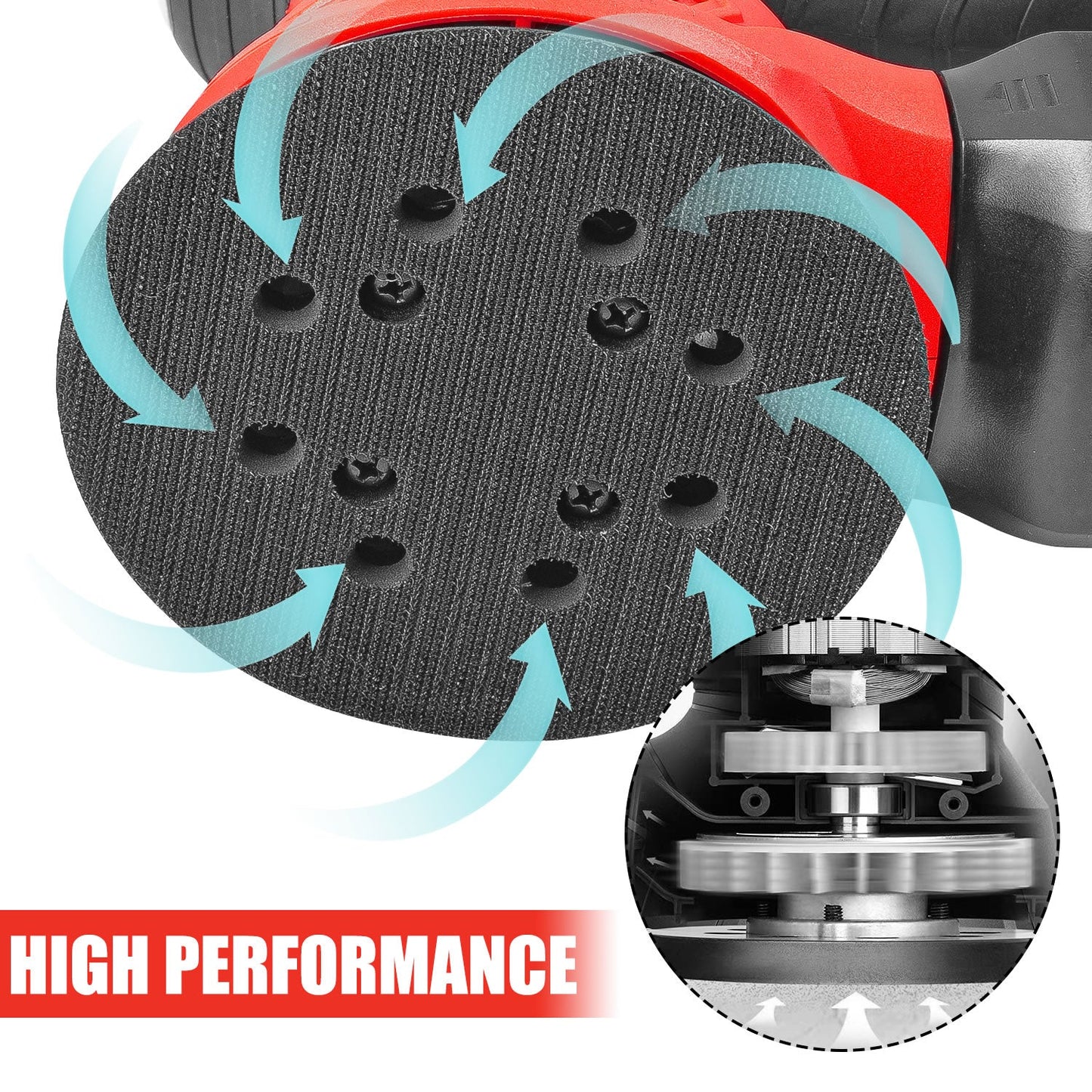 300W Random Orbital Sander