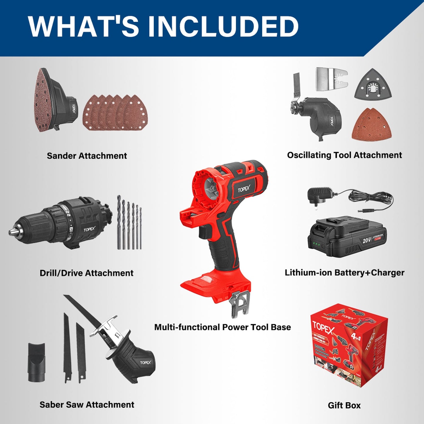 20V Cordless Combo Tool Kit