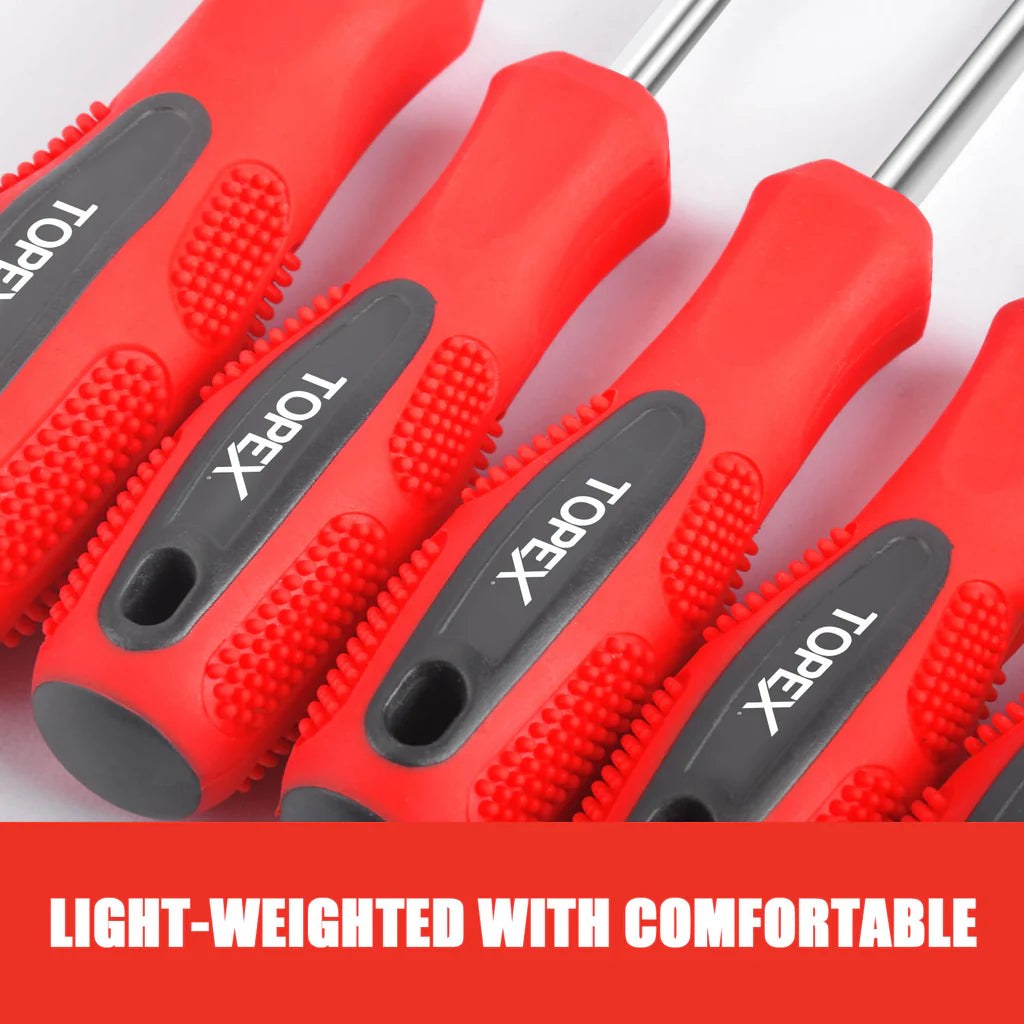 TOPEX 100 PCs Screwdriver Set Non-Slip Precision Screw Bits Sockets Kit w/ Oxford Bag