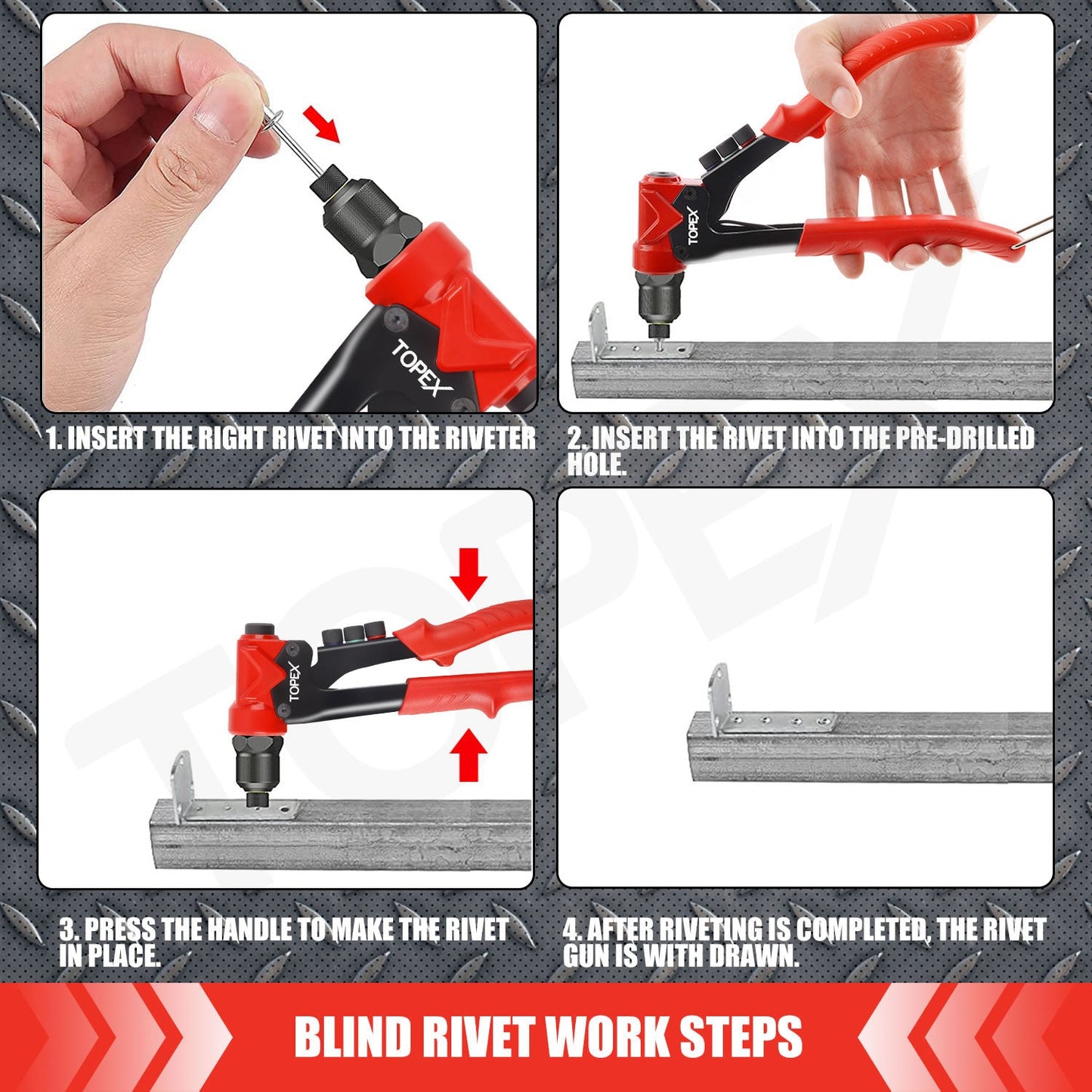 3 IN 1 Hand Riveter