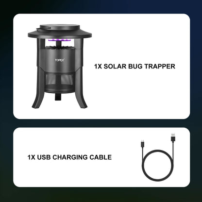 Garden Mosquito Killer Lamp, Indoor Outdoor Insect Repellent Light, USB Rechargeable Bug Zapper