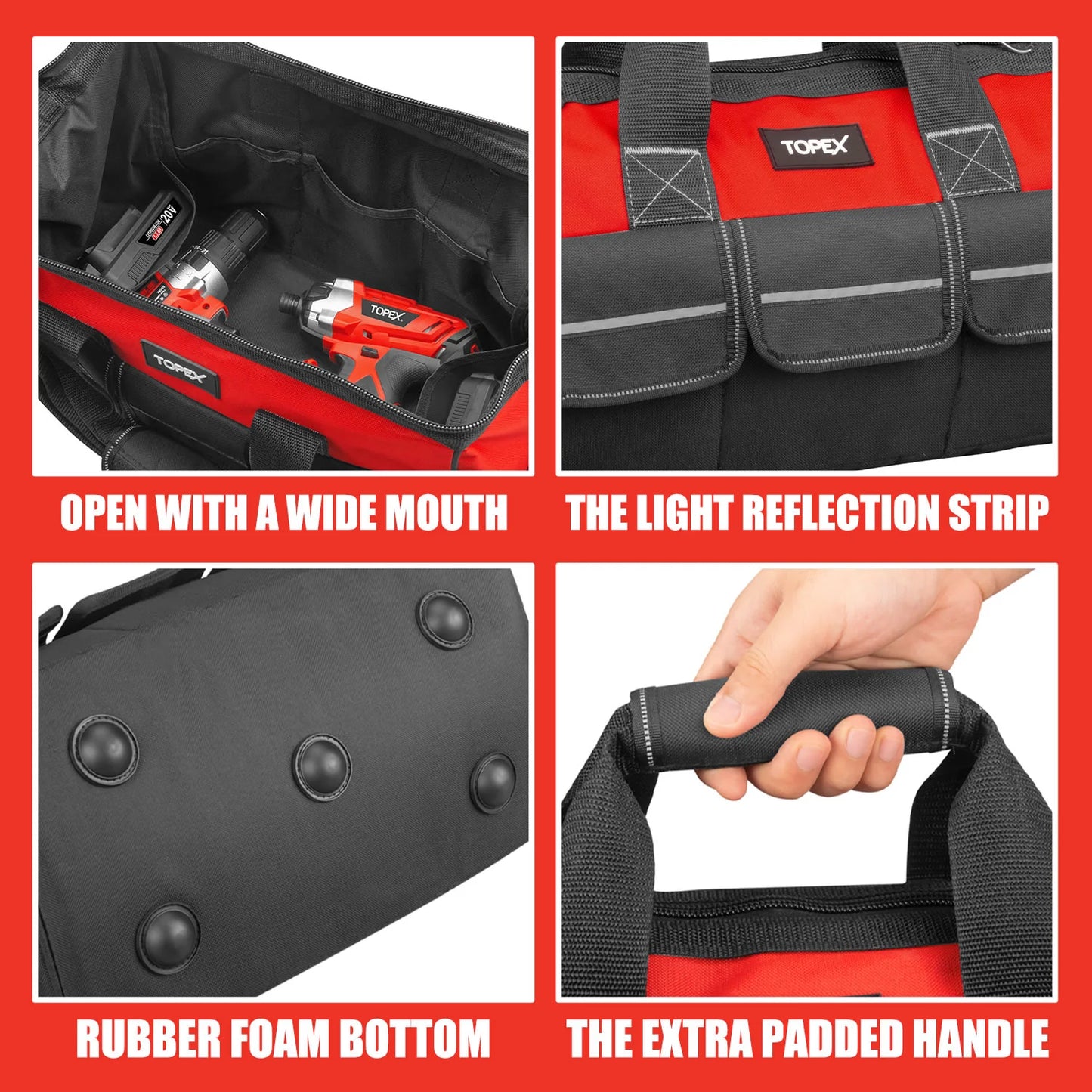 TOPEX 12V Power Tool Twin Kit Cordless Wrenches Impact Wrench with 6 Sockets & 3/8"
