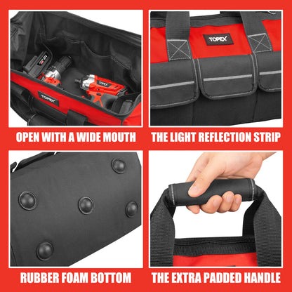 TOPEX 12V Power Tool Twin Kit Cordless Wrenches Impact Wrench with 6 Sockets & 3/8"