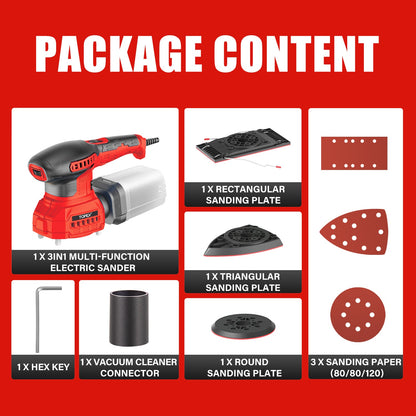 3 in 1 Multi Function Electric Sander