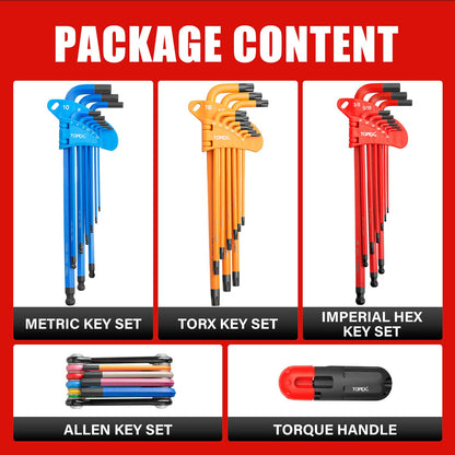 38Pcs Allen Key Set