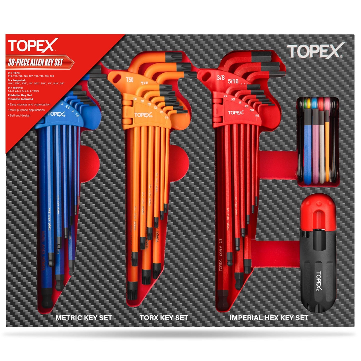 38Pcs Allen Key Set
