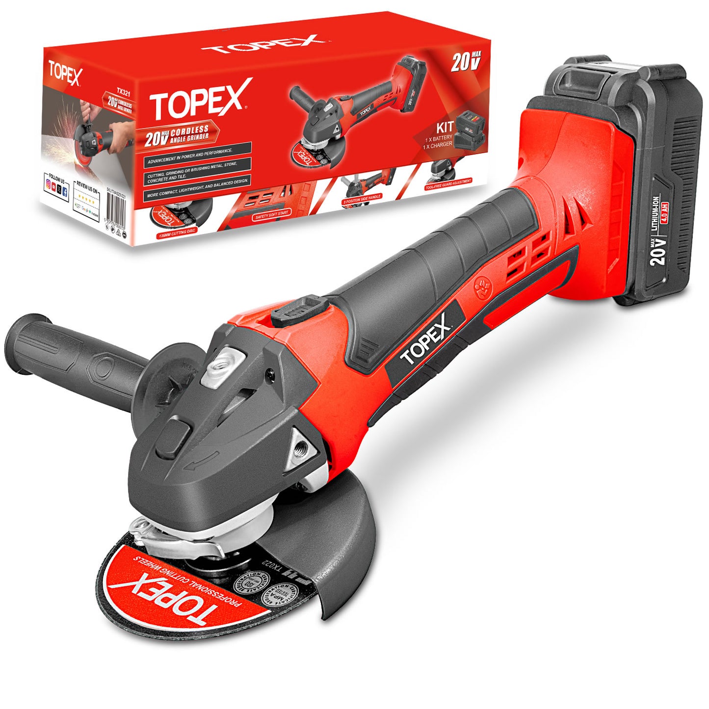 Cordless Angle Grinder