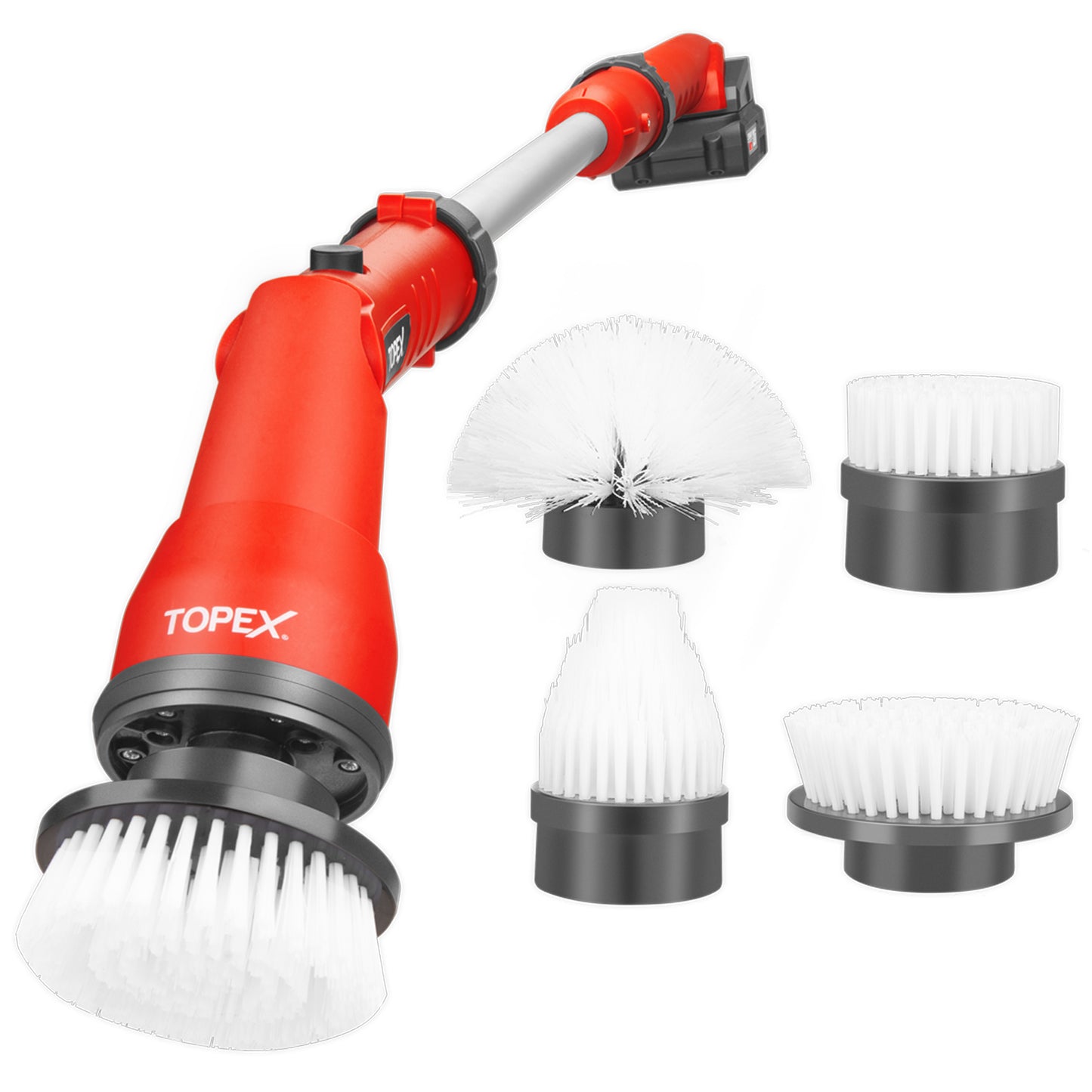 20V Cordless Telescoping Power Scrubber