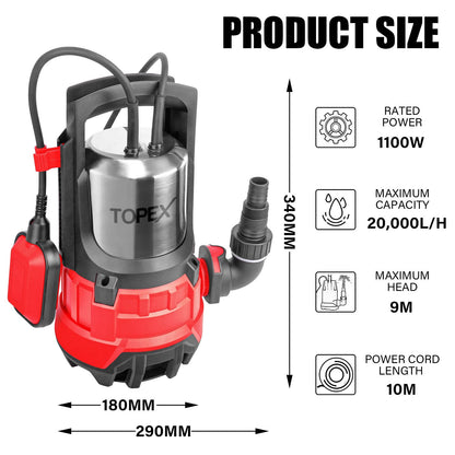1100W Water Pump