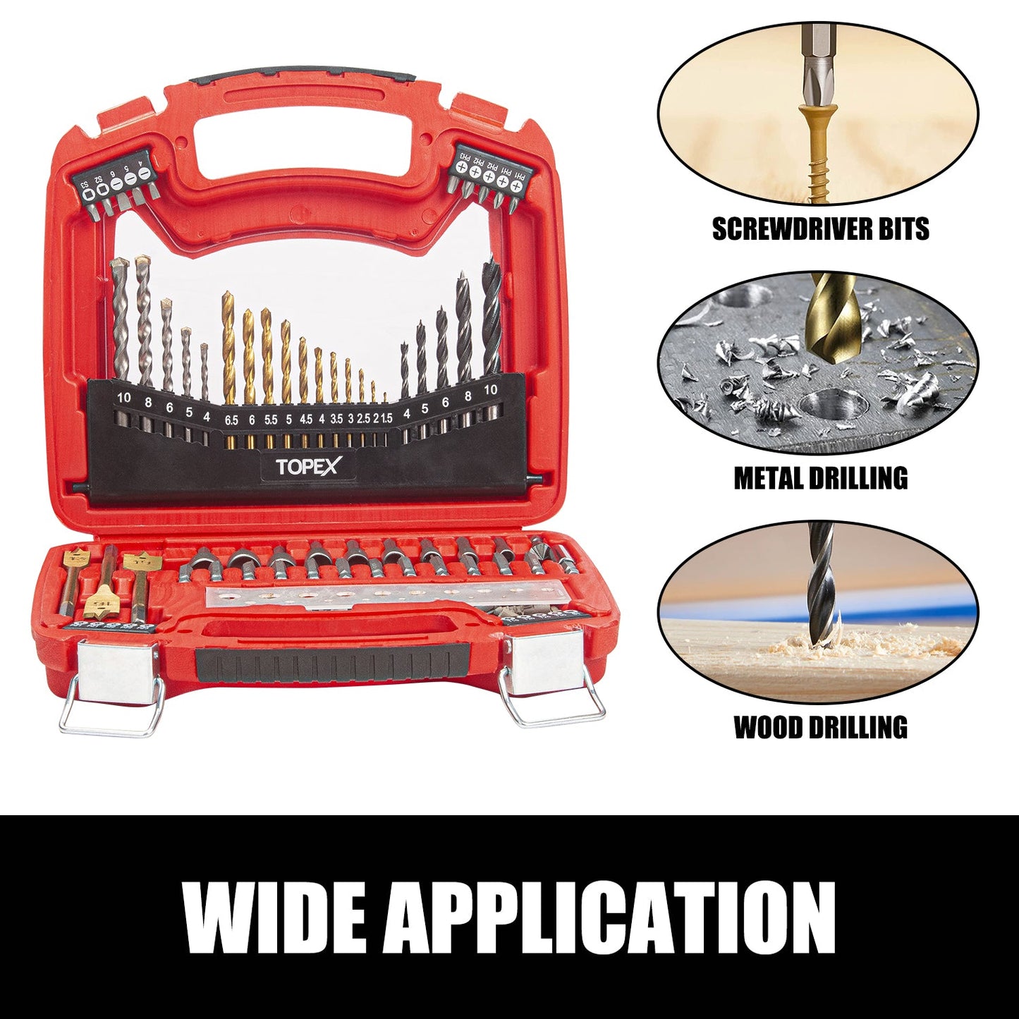 128PCs Drill Bit Set