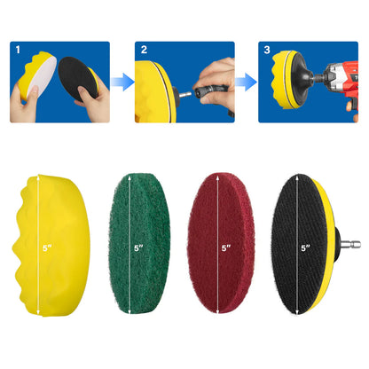 14 Piece Drill Brush