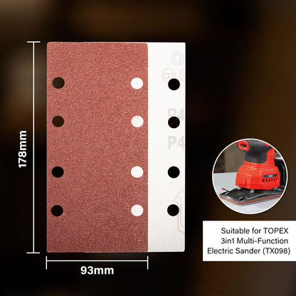 187x93 sanding sheets