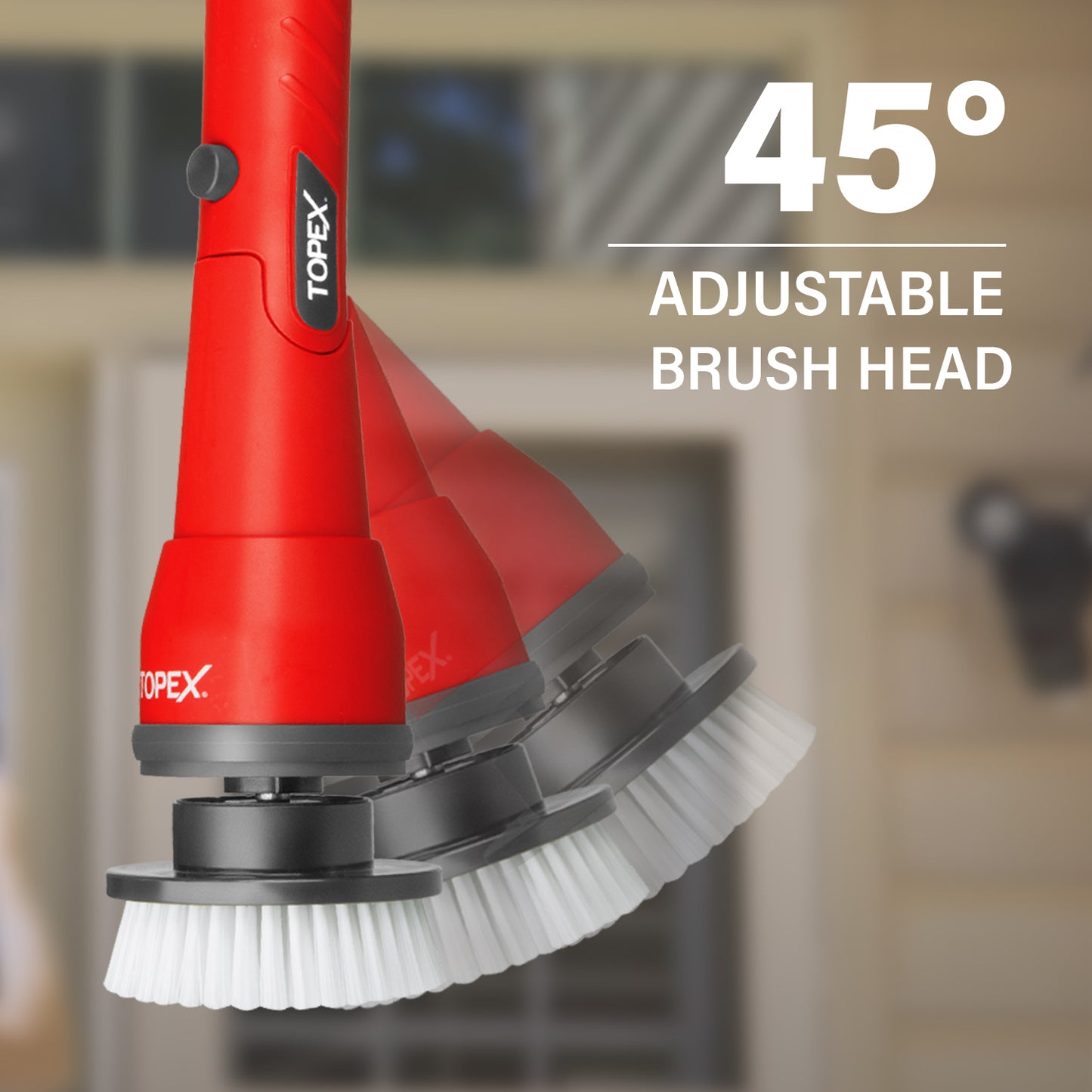 20V Cordless Telescoping Power Scrubber