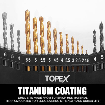 128PCs Drill Bit Set