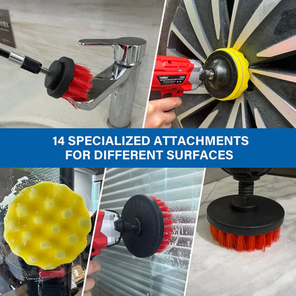14 Piece Drill Brush