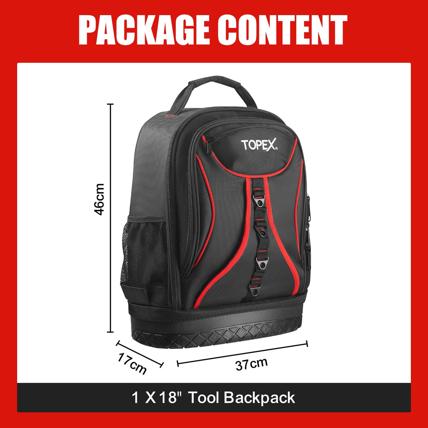 18 Inch Tool Backpack