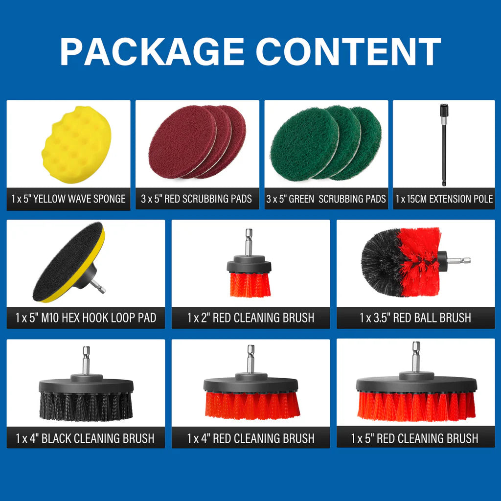 14 Piece Drill Brush