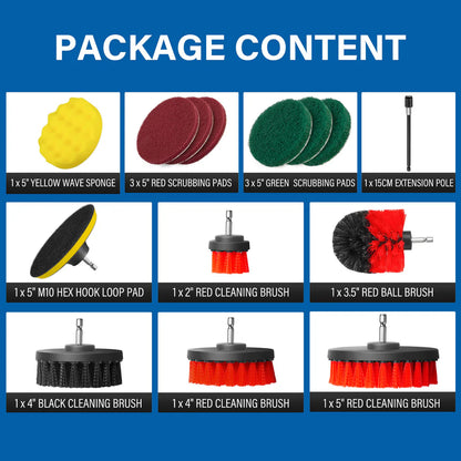 14 Piece Drill Brush