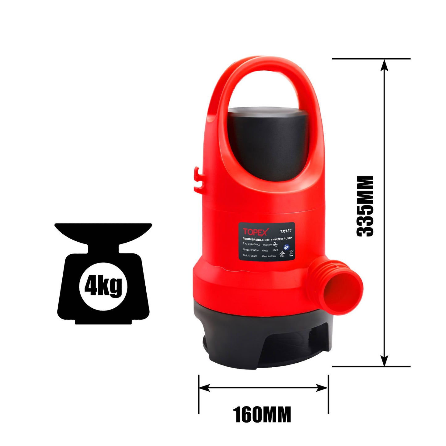 400W Sump Submersible Dirty Water Pump /Home Clean